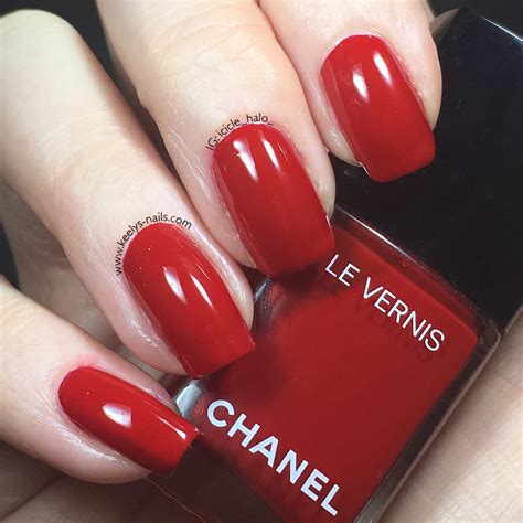 chanel red nail color